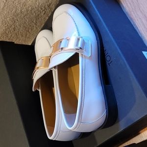 White Loafers Tony Bianco